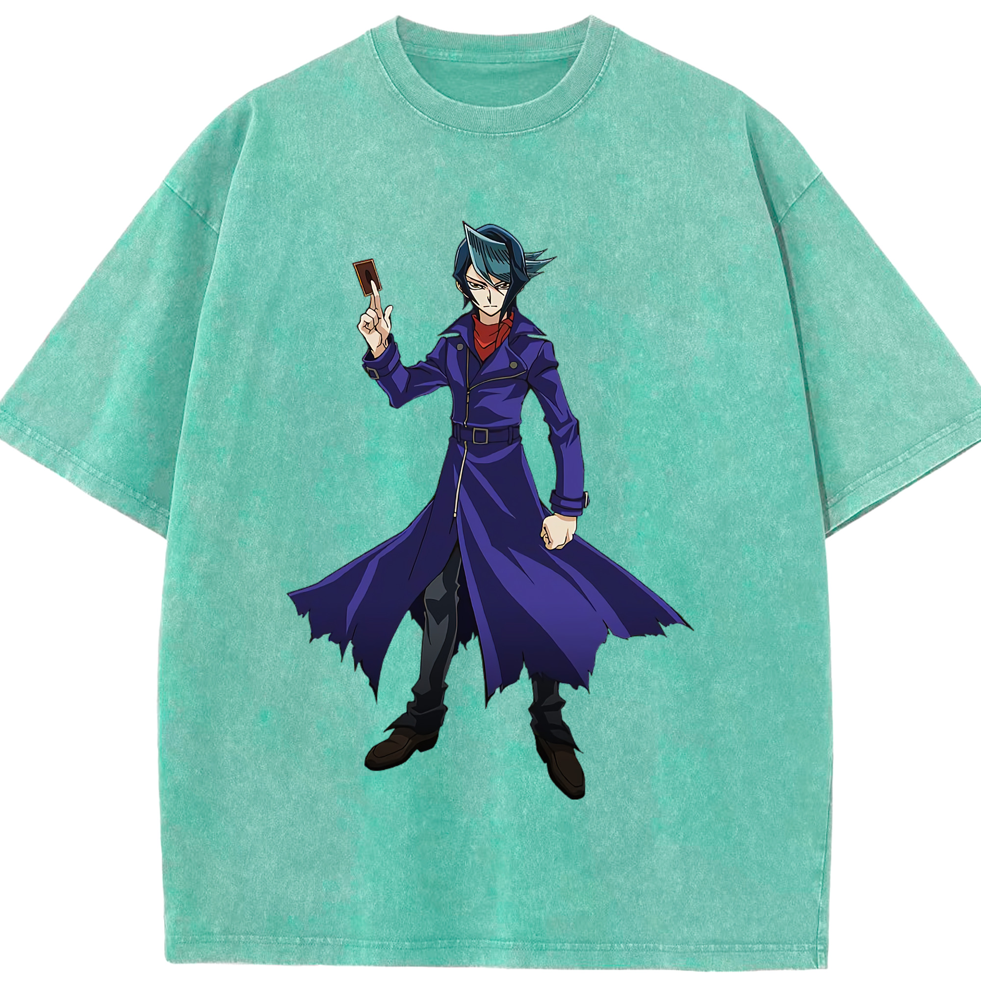 （画像用） 遊☆戯☆王 Yu-Gi-Oh! 綿100% ヴィンテージ風 半袖Tシャツ（フロントプリント）